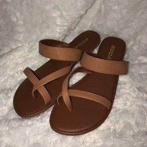 Brown sandals